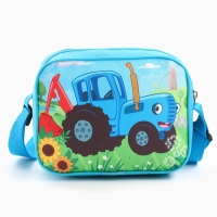 Сумочка детская 19.5*14.5*7см, Синий трактор Сумочка детская 19.5*14.5*7см, Синий трактор