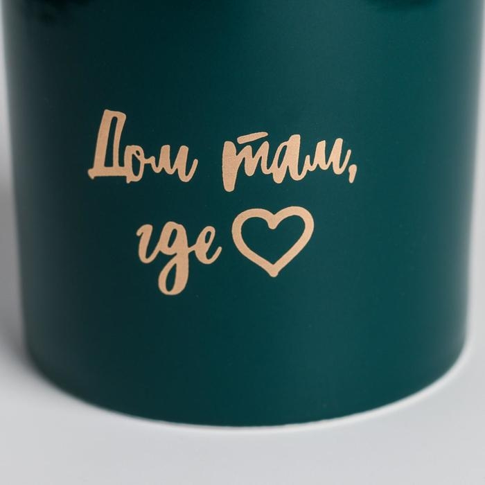 Кашпо керамическое с тиснением, &laquo;Геометрия&raquo;, 10 х 10 см