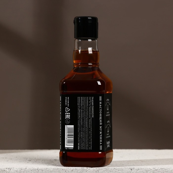 Новогодний подарочный набор косметики &laquo;Крутой мужик&raquo;, гель для душа во флаконе виски 250 мл и мыло для рук 80 г, Новый Год