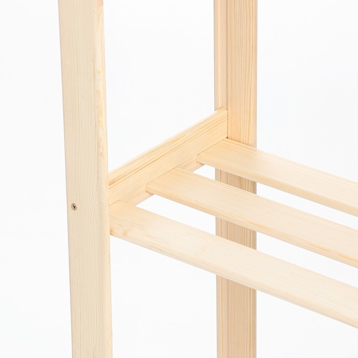 Стеллаж деревянный 4 полки 159 х 64 х 28 см "Альфа плюс"