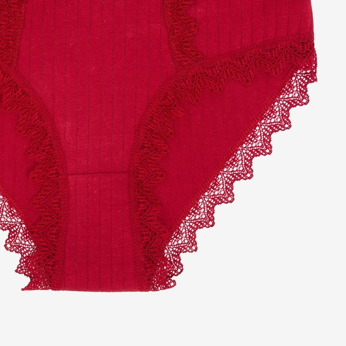 Трусы женские слипы Collorista, цвет бордовый, размер 42-44