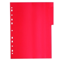 Набор разделителей листов А4 Office-2000, 5 листов без индексации, цветные, пластик 120 мкм