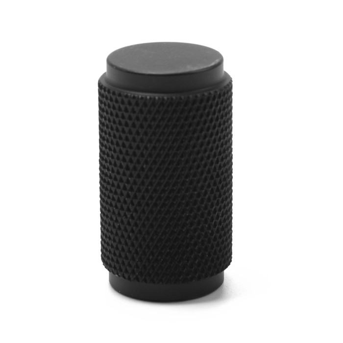 Ручка-кнопка CAPPIO PK331, d=28 мм, цвет черный, 8 шт.