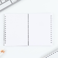 Двойной блокнот на гребне с заданиями 15&times;12 см, 48 л, и ручка &laquo;23 февраля: Я тебя защитю&raquo;