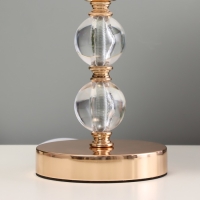 Настольная лампа "Лайма" Е27 40Вт золото 21х21х36 см