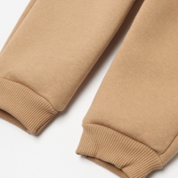 Костюм: толстовка и брюки Крошка Я Dino, рост 74-80, коричневый