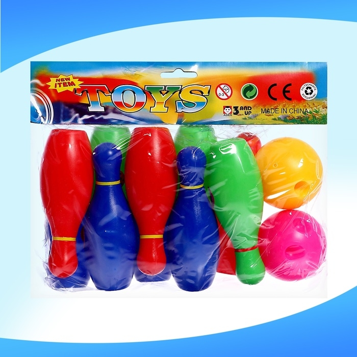 Набор &laquo;Боулинг&raquo;, 10 кеглей, 2 шара