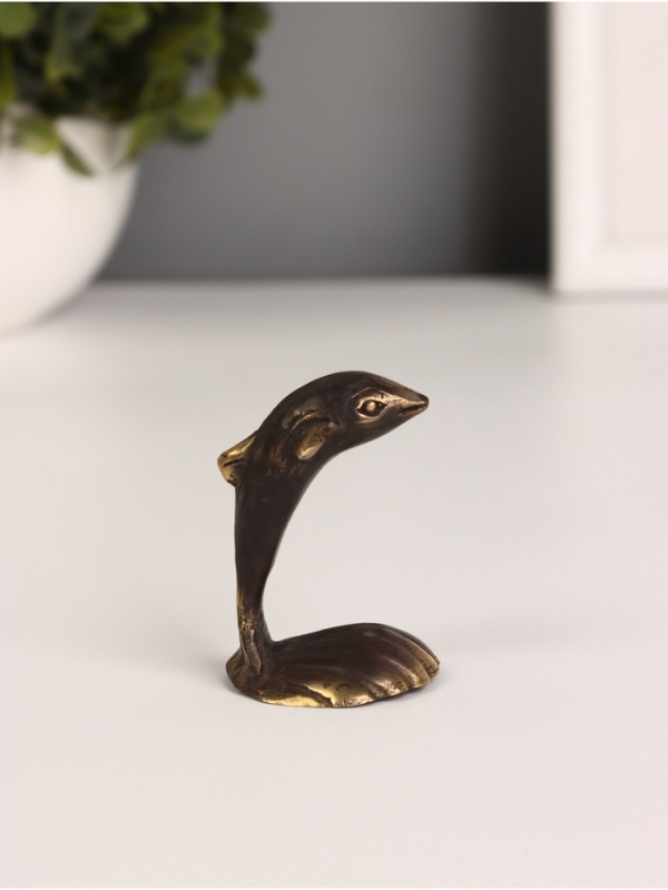 Сувенир бронза "Дельфин" 4х3х6 см