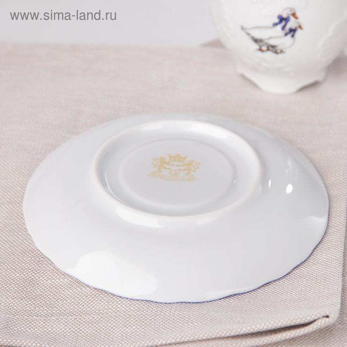 Кофейная пара &laquo;Рококо Гуси&raquo;, 170 мл, блюдце 12,5 см