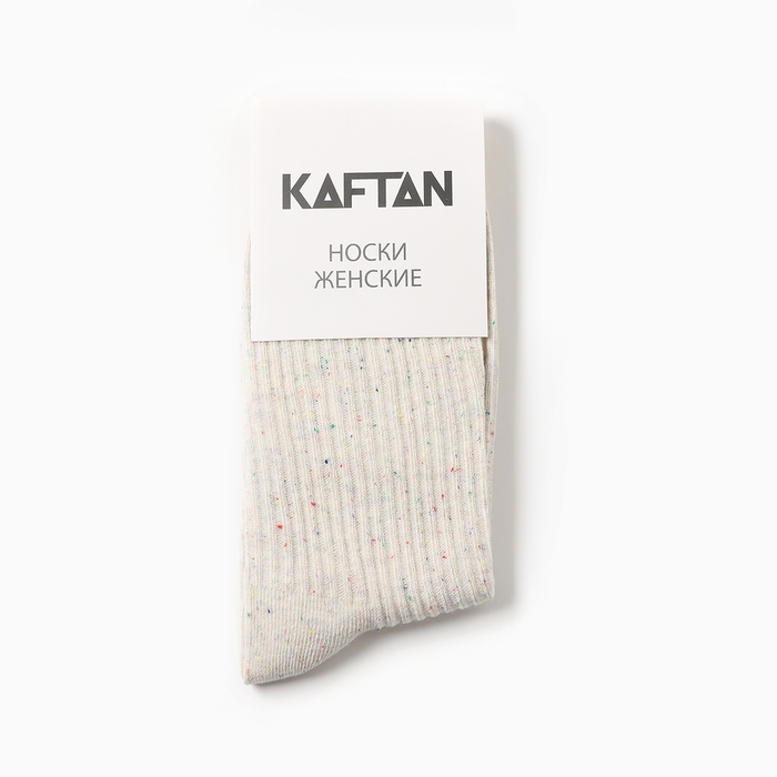 Носки женские KAFTAN "Крапинка" размер 36-39 (23-25 см), светло-серый