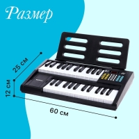 Синтезатор детский &laquo;Профи музыкант&raquo;, звуковые эффекты, микрофон в комплекте, 61 клавиша