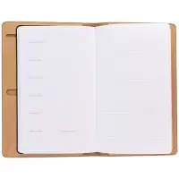 Еженедельник-портфолио Remini, недатированный, бежевый