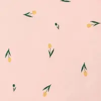 Бумага упаковочная тишью, &laquo;Цветы&raquo;, розовый, 50 см &times; 70 см 17 грамм