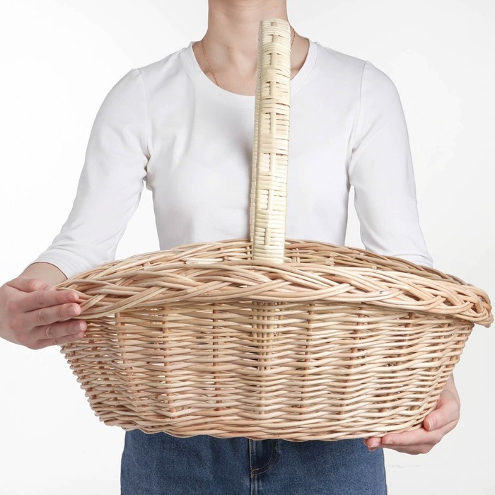 Корзина «Фруктовая», №3, дно: 37×26 см, верх:40×50 см, H=14/20/44 см, лоза Корзина «Фруктовая», №3, дно: 37×26 см, верх:40×50 см, H=14/20/44 см, лоза