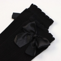 Гольфы Крошка Я &laquo;Бантик&raquo; 10-12 см, черный