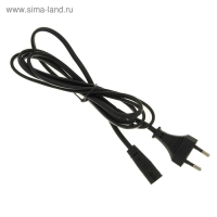 Кабель питания Cablexpert PC-184/2-1.8M, CEE 7/16 - C7, 2-pin, 2.5 А, 1.8 м, черный Кабель питания Cablexpert PC-184/2-1.8M, CEE 7/16 - C7, 2-pin, 2.5 А, 1.8 м, черный