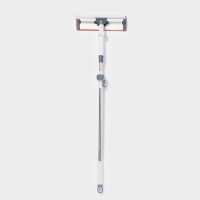 Оконная швабра с креплением на карманы 30х8 см, длина 103-145 см, 2 насадки, 45+180 поворот   107959