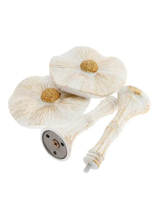 Крючок для штор CAPPIO KS036, d=9.5 мм, цвет белый, 2 шт