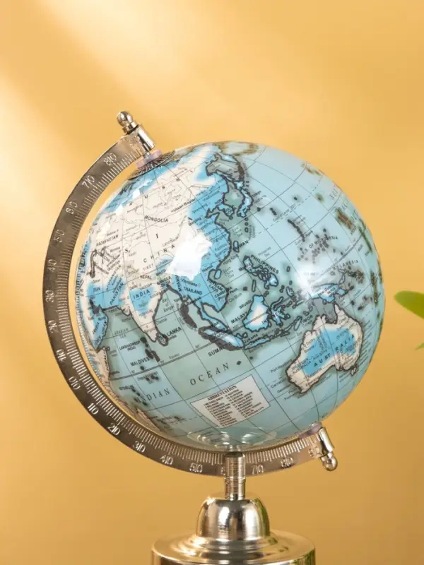 Глобус сувенирный 18х15х33 см, подставка металл