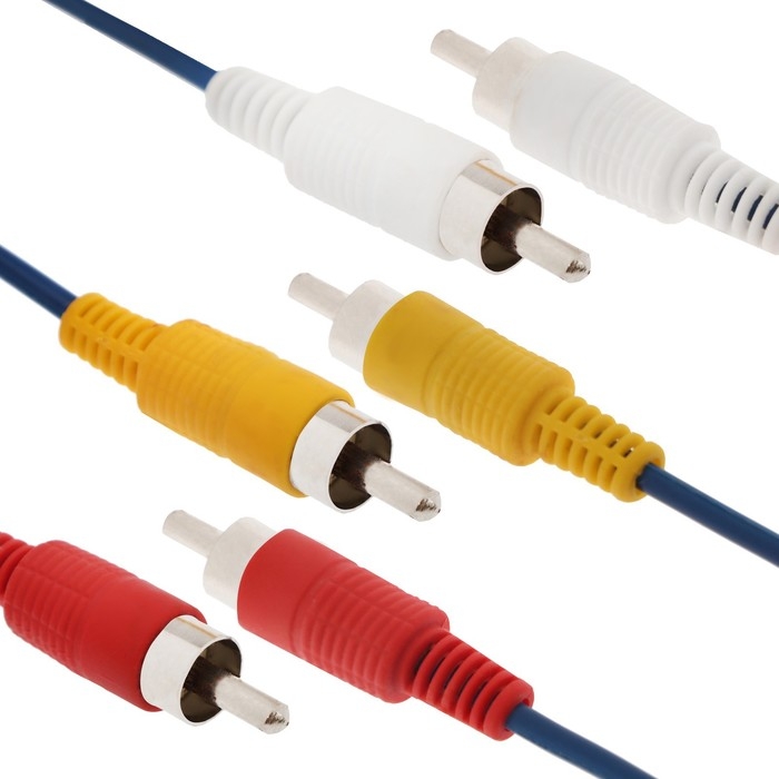 Кабель Luazon KDGN-003, 3xRCA (M) - 3xRCA (M), 3 м