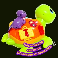 Каталка музыкальная &laquo;Черепашки&raquo;, световые, звуковые эффекты, работает от батареек
