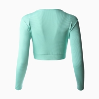 Топ (рашгард) спортивный женский MINAKU цвет светло-зеленый, р-р 42 Топ (рашгард) спортивный женский MINAKU цвет светло-зеленый, р-р 42