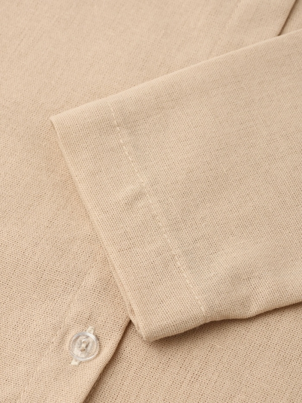 Рубашка для девочки MINAKU, цвет бежевый, рост 128 см