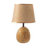 Лампа настольная "Притча" 1х40Вт Е14 коричневый 20х20х32см