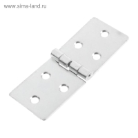 Петля карточная ТУНДРА, 110х40 мм, покрытие цинк, 1 шт. Петля карточная ТУНДРА, 110х40 мм, покрытие цинк, 1 шт.