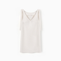 Платье женское MINAKU: Jeans Collection цвет молочный, размер 44 Платье женское MINAKU: Jeans Collection цвет молочный, размер 44