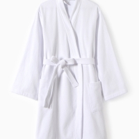 Халат махровый Этель, мужской размер 48-50 цвет белый, 100% хлопок, 320 г/м2 Халат махровый Этель, мужской размер 48-50 цвет белый, 100% хлопок, 320 г/м2