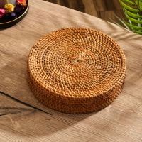 Корзина плетеная ротанг, 20х20х6 см