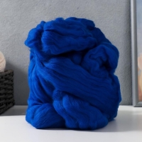 Шерсть для валяния 100% тонкая мериносовая шерсть 100гр (26 василек) Шерсть для валяния 100% тонкая мериносовая шерсть 100гр (26 василек)