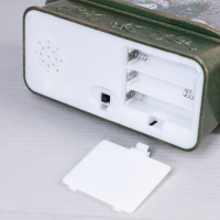 Светодиодная фигура &laquo;Ёлка со снеговиками&raquo; 23 &times; 29 &times; 9.5 см, пластик, батарейки ААх3 (не в комплекте), USB, свечение тёплое белое