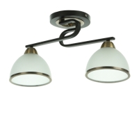 Люстра "Рендо" 2хЕ27 40Вт черно-бронзовый 44х15х23 см