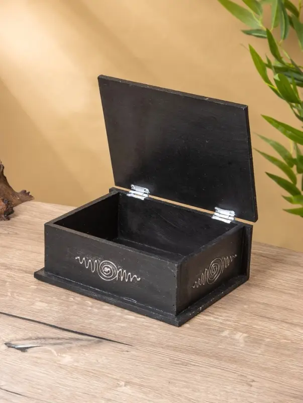 Шкатулка "Цветок жизни" 19х15х7 см, МДФ