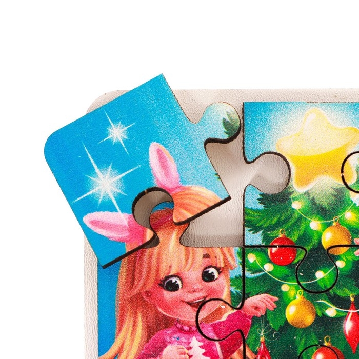 Пазл деревянный &laquo;Новый год! Наряжаем ёлочку&raquo;