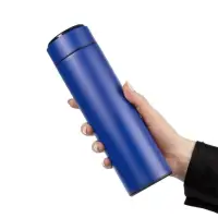 Смарт-бутылка с заменяемой батарейкой Long Therm, синяя