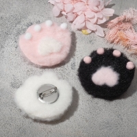 Брошь &laquo;Кошачья лапка&raquo;, цвет МИКС