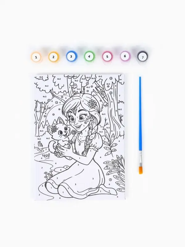 Картина по номерам &laquo;Волшебный лес феи&raquo;, 21&times;15 см