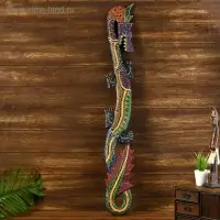 Панно настенное &laquo;Дракон цветной&raquo;, 100&times;16&times;2 см, дерево, МИКС