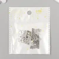 Металлический элемент, декоративная подвеска &laquo;Арт Узор. Ты моя половинка&raquo;, 1.8&times;2.5 см