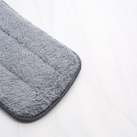 Насадка для швабры с распылителем Доляна, 40&times;13 см, микрофибра, цвет серый