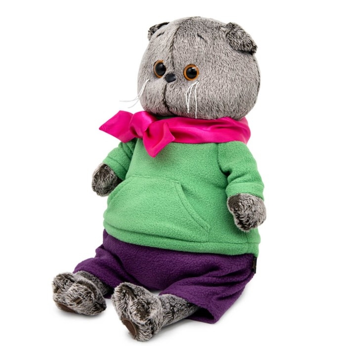 Мягкая игрушка &laquo;Басик&raquo;, в комплекте из флиса, 19 см