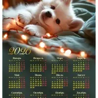 Календарь 2026 &laquo;Щенок&raquo;, А3