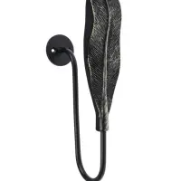 Крючок для штор CAPPIO KS040, цвет черный с золотом, набор 2 шт