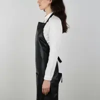 Фартук парикмахерский, одностронний, 3 кармана, чёрный