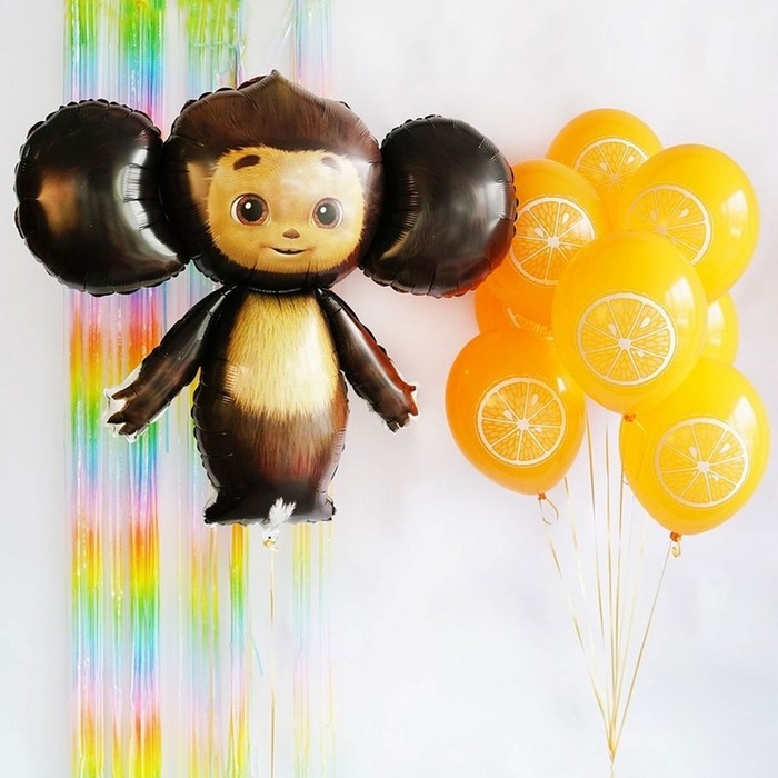 Шар фольгированный 46 Шар фольгированный 46" «Чебурашка», фигура