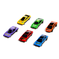 Грузовик &laquo;Перевозчик&raquo;, 6 металлических машин в комплекте + игра