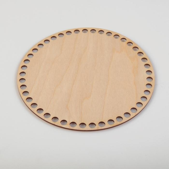 Заготовка для вязания "Круг", донышко фанера ЭКСПОРТ, 20 см, d=9мм